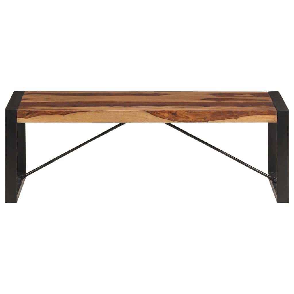 Brown Solid Sheesham Wood Coffee Table A350