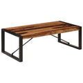 Brown Solid Sheesham Wood Coffee Table A350