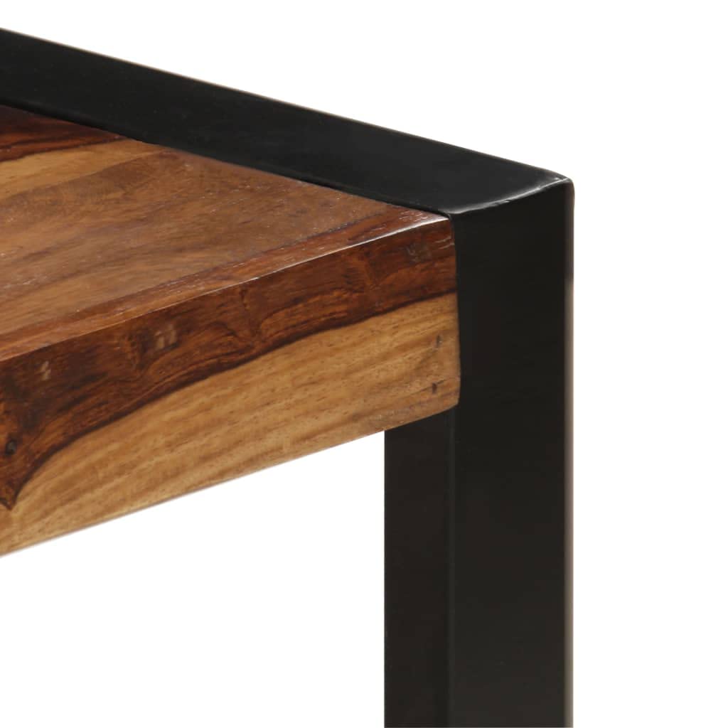 Brown Solid Sheesham Wood Coffee Table A350