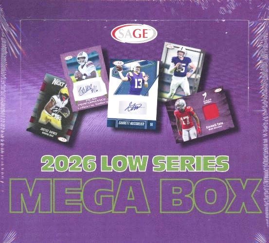 2026 Football Hobby MEGA Box with (4) AUTO & SWATCH F727