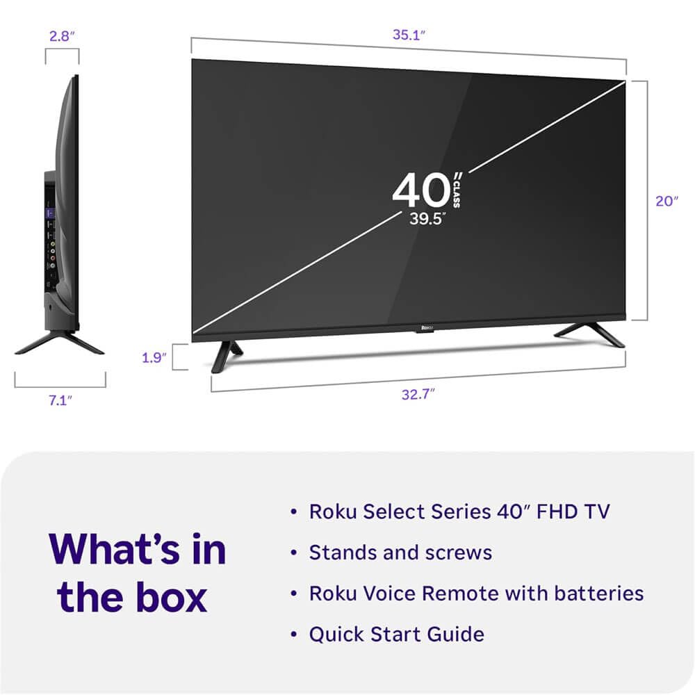 40 Inch 1080p Full HD Smart TV Y66695