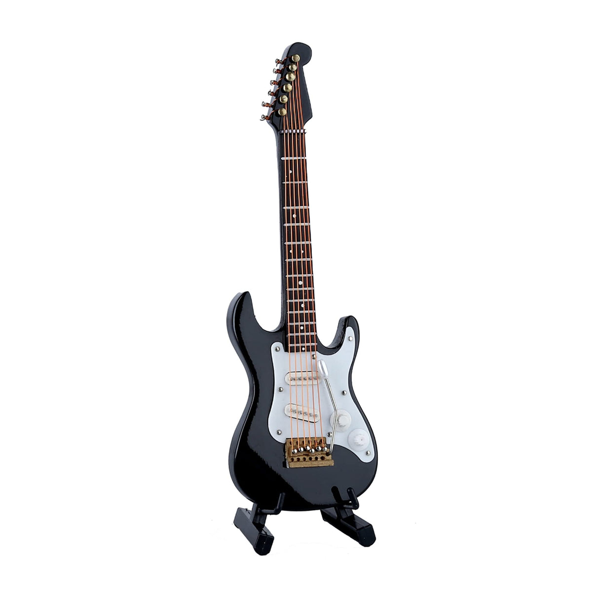 Miniature Electric Guitar Replica with Stand and Case M178567