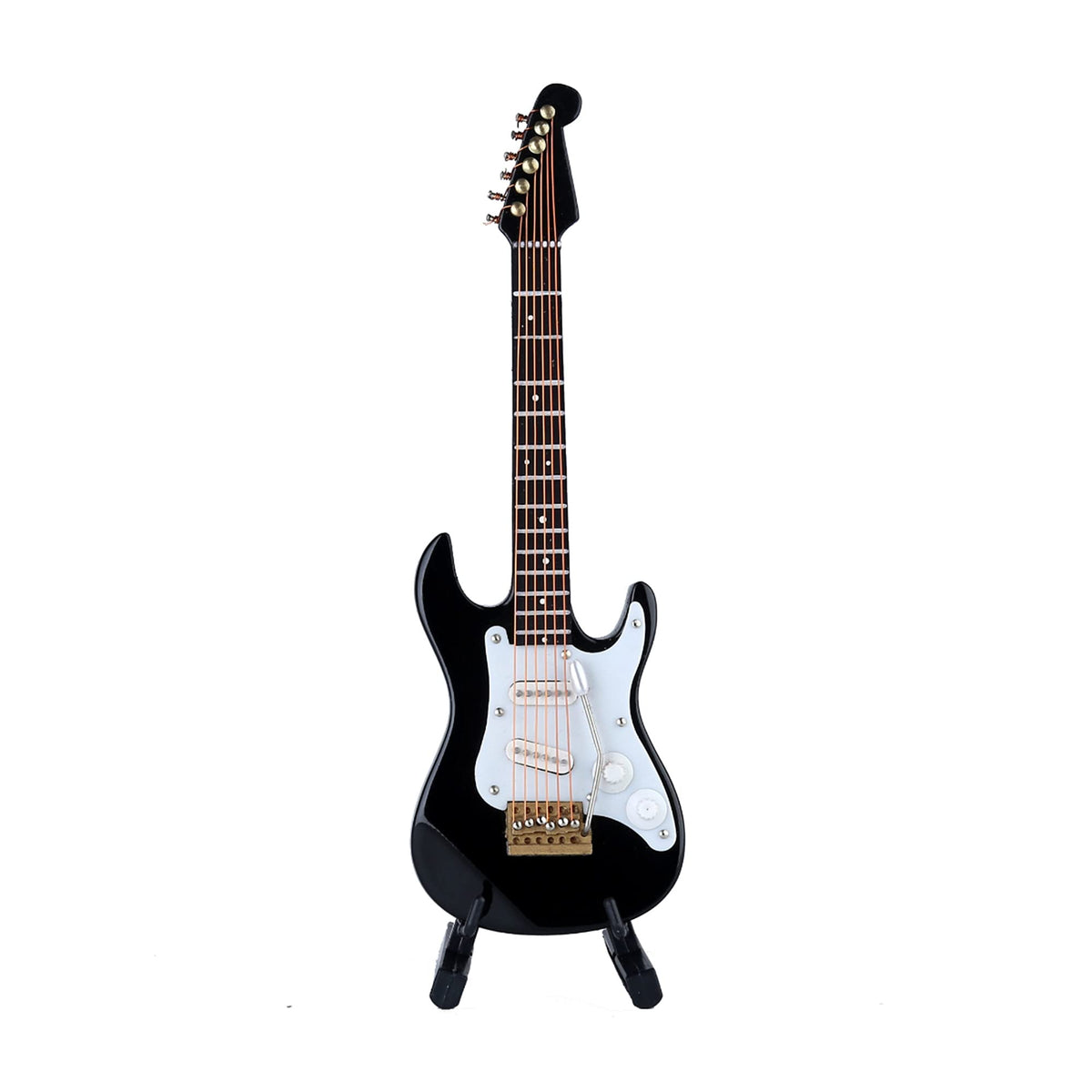 Miniature Electric Guitar Replica with Stand and Case M178567
