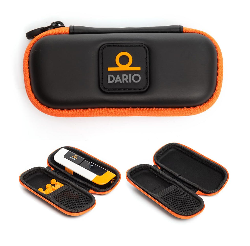 Black Diabetes Travel Case and 100 Sterile Lancets O984