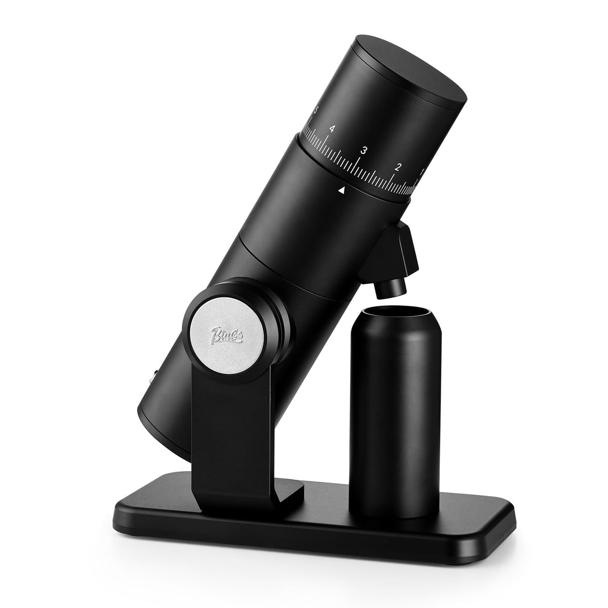 Black Electric Burr Coffee Grinder with Stainless Steel Conical Burr D440