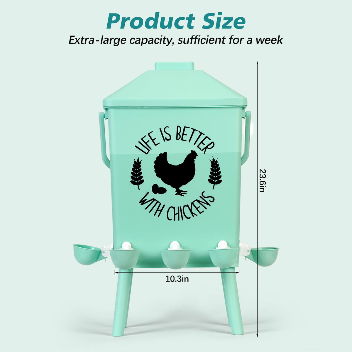 4.2Gal Hanging Chicken Waterer P2441