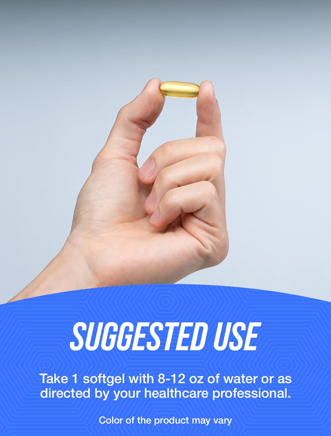 Fish Oil 500mg Softgels Omega 3 Gluten Free 240 Count E8791