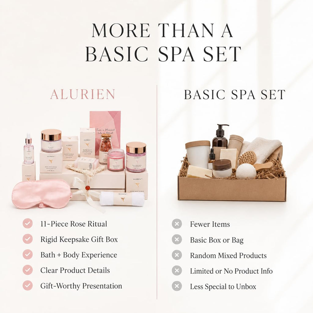 Rose 11-Piece Bath & Body Gift Set D8428