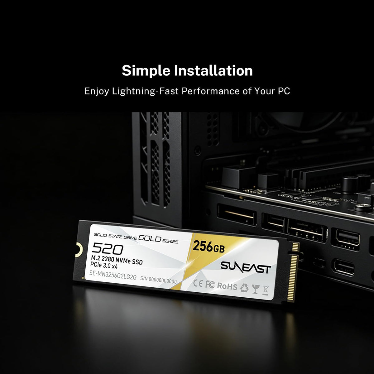 256GB M.2 2280 PCIe 3.0 NVMe SSD O973637