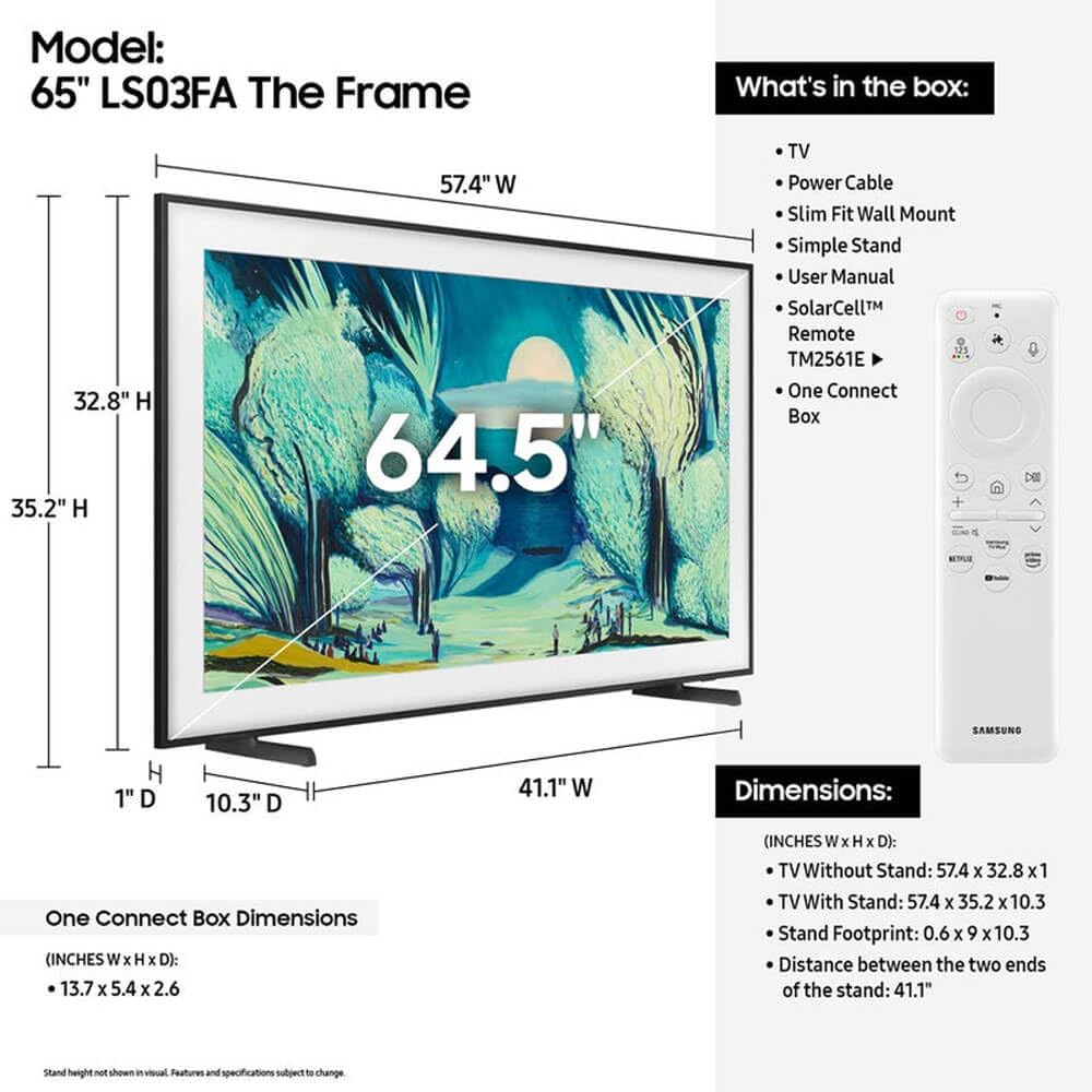 65 inch QLED 4K HDR Smart TV L5647