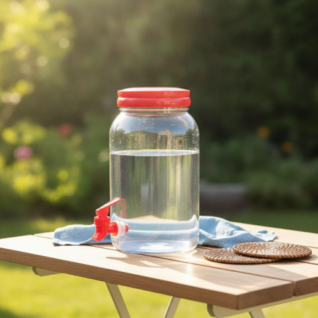Clear 3.8L Beverage Dispenser with Spigot B945657