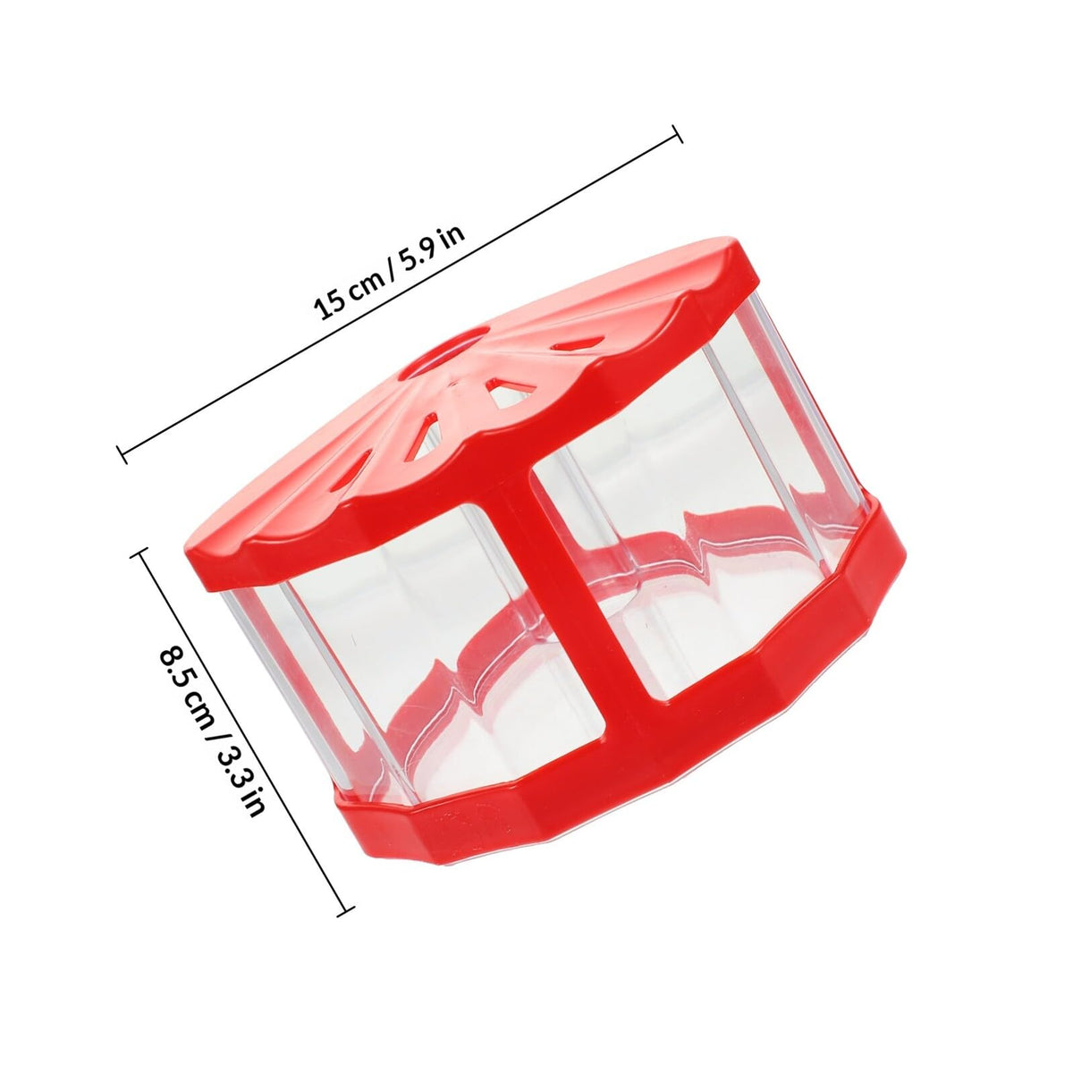 2pcs Mini Plastic Aquariums with LED Light R820
