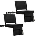 Folding Bleacher Seat with Back Support and Cushion G457592