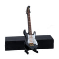 Miniature Electric Guitar Replica with Stand and Case M178567