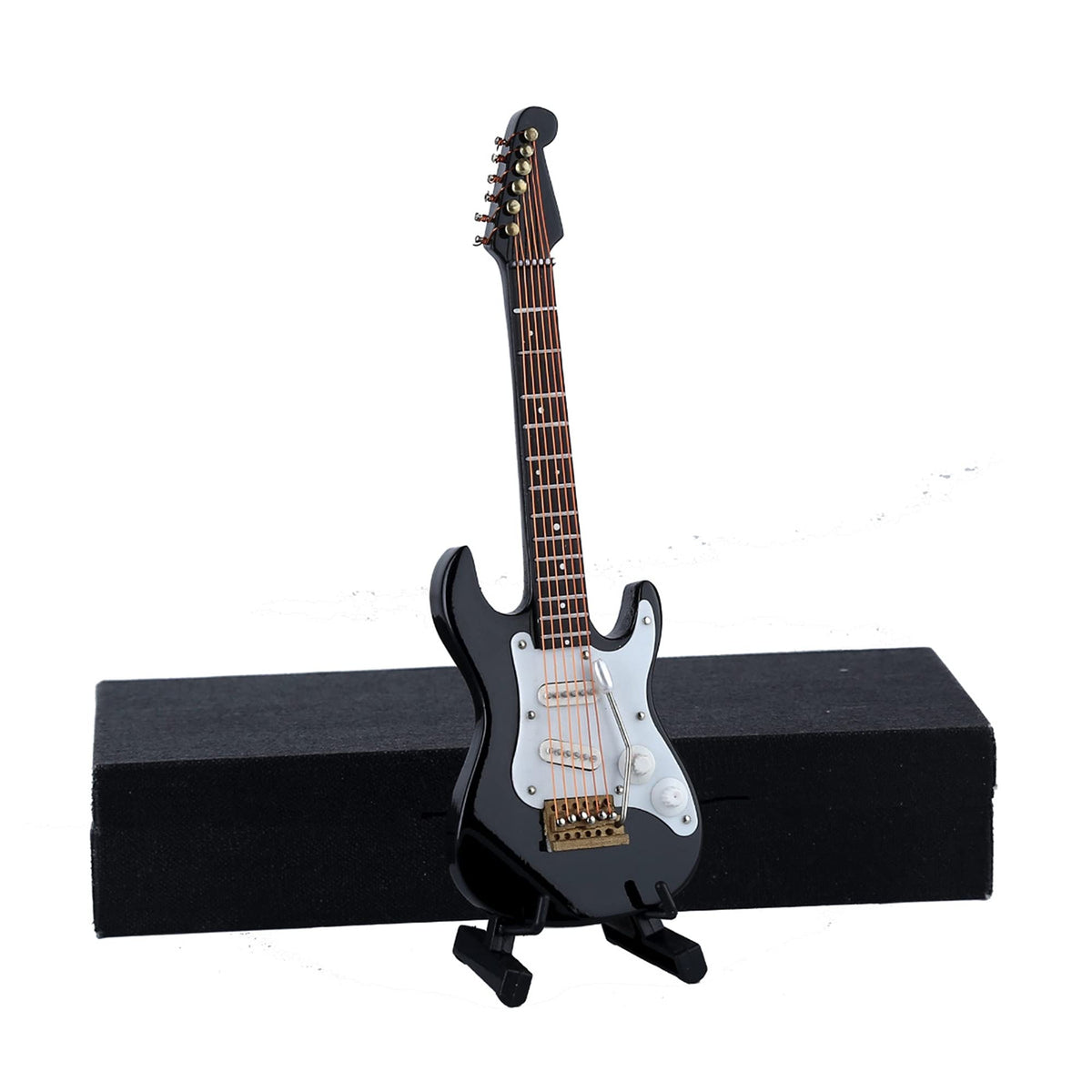 Miniature Electric Guitar Replica with Stand and Case M178567
