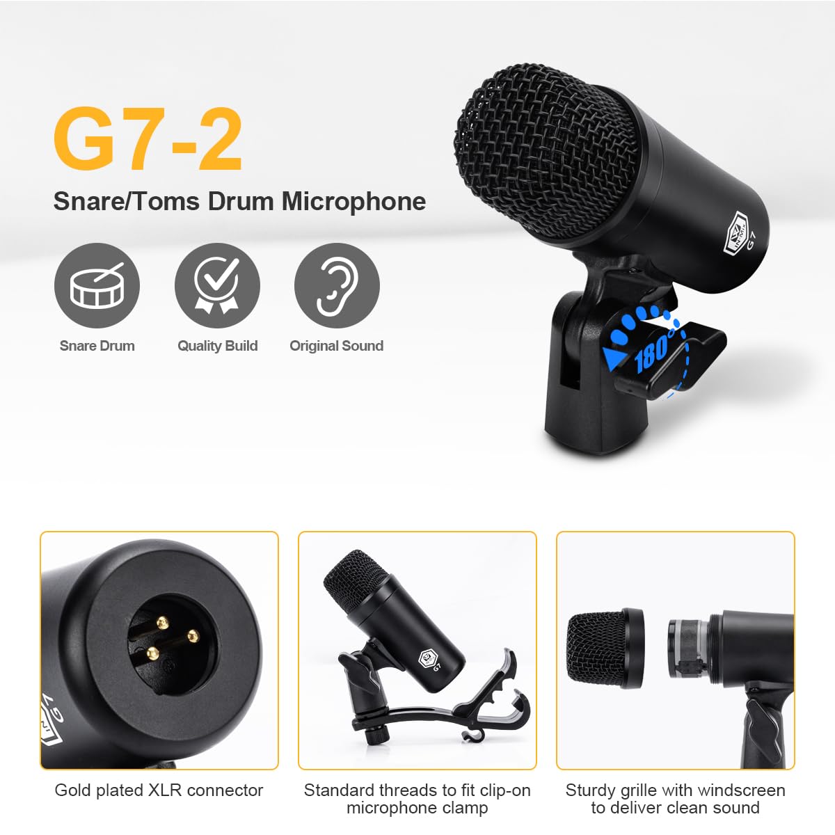 7-Piece Drum Mic Kit with XLR Outputs Q792