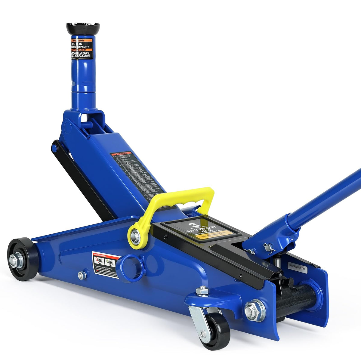 3 Ton Hydraulic Floor Jack, 6000 LBS Capacity, Blue D731473