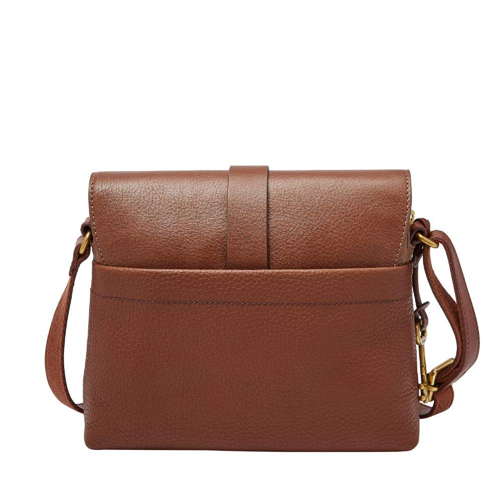 Brown Leather Small Crossbody Handbag O28524