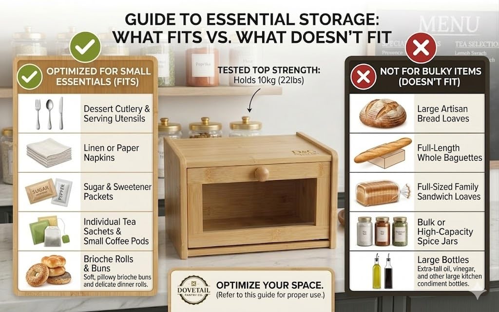 Bamboo Bread Box with Lid D77671