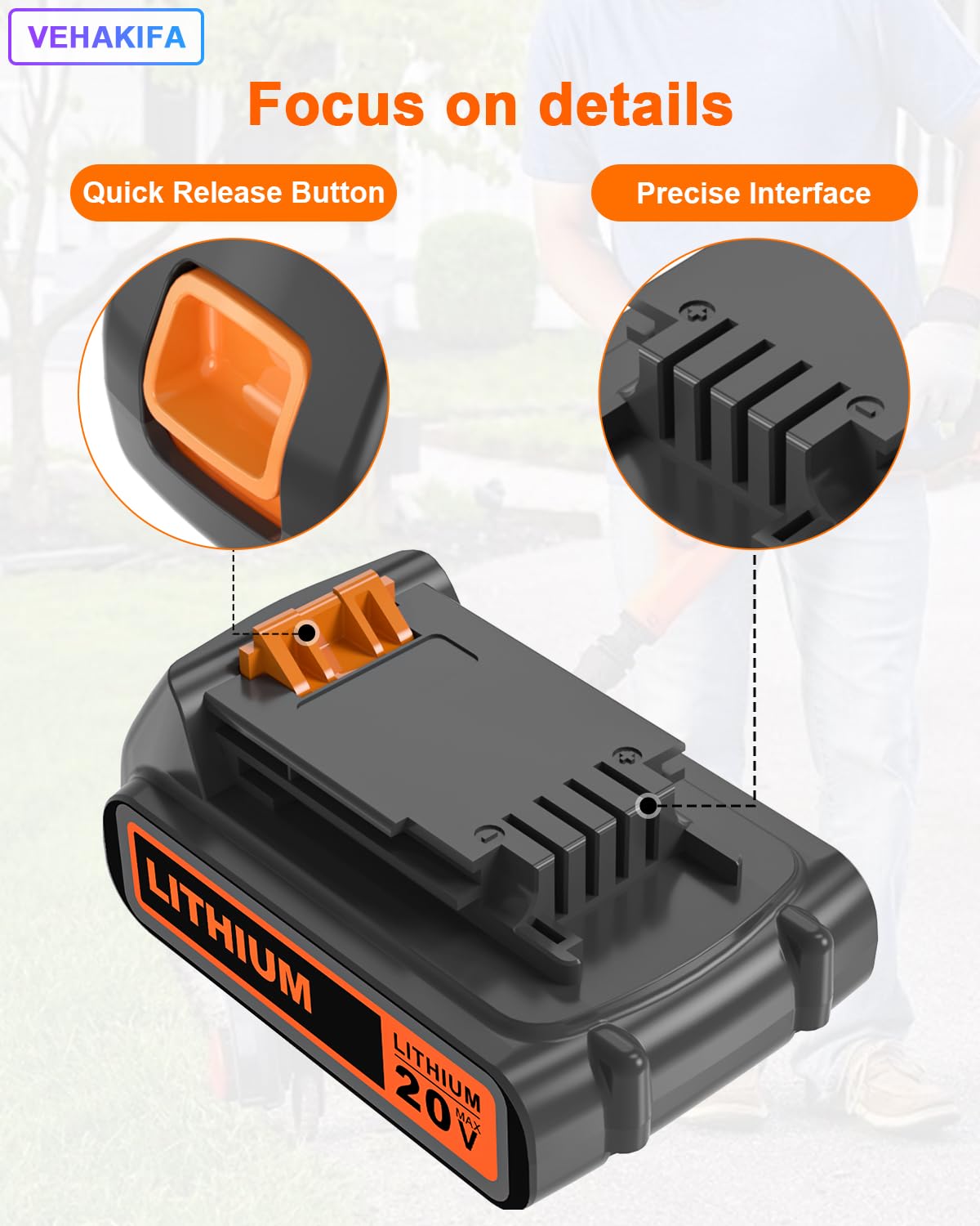 20V 2.0Ah Battery V83478