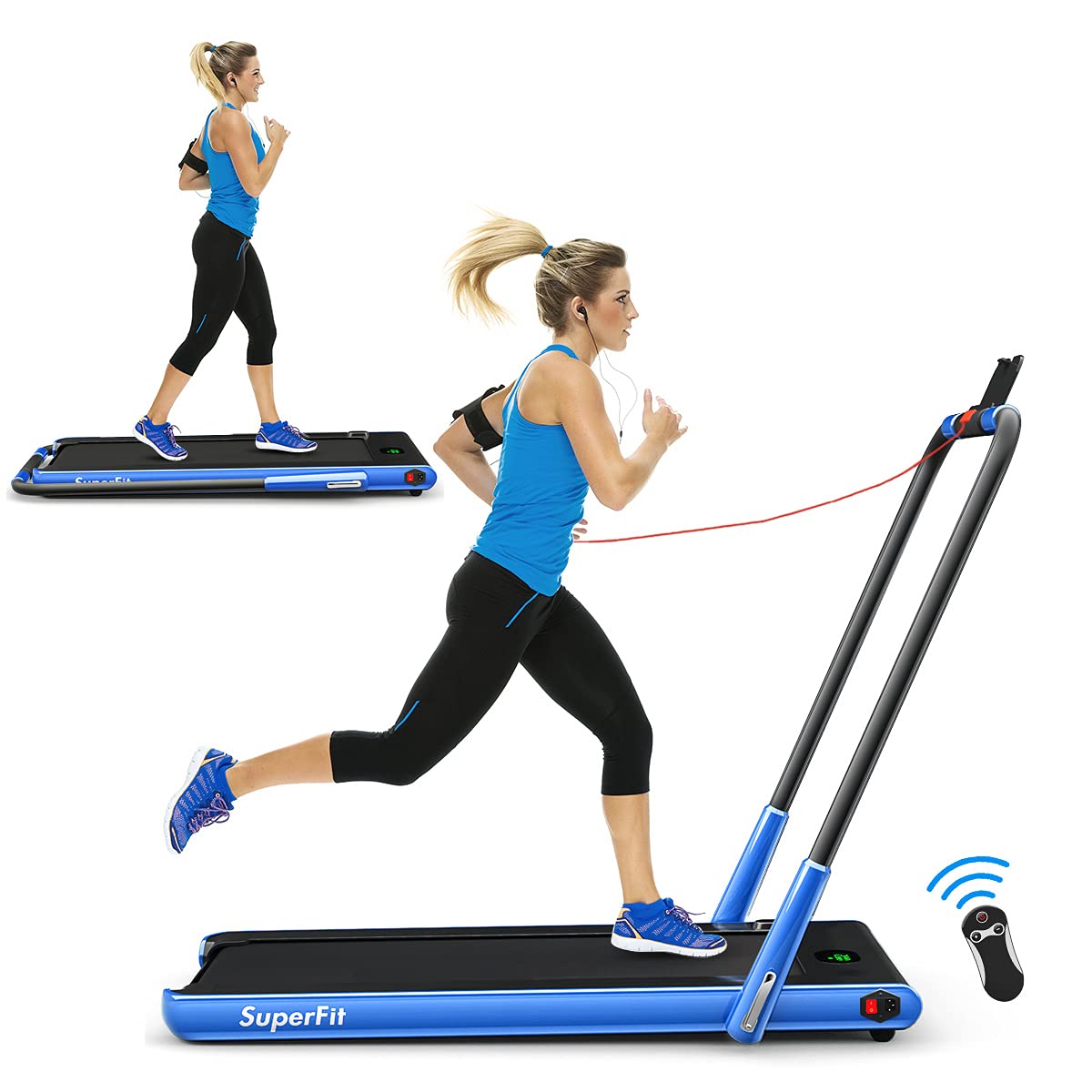 2 in 1 Folding Treadmill V3099