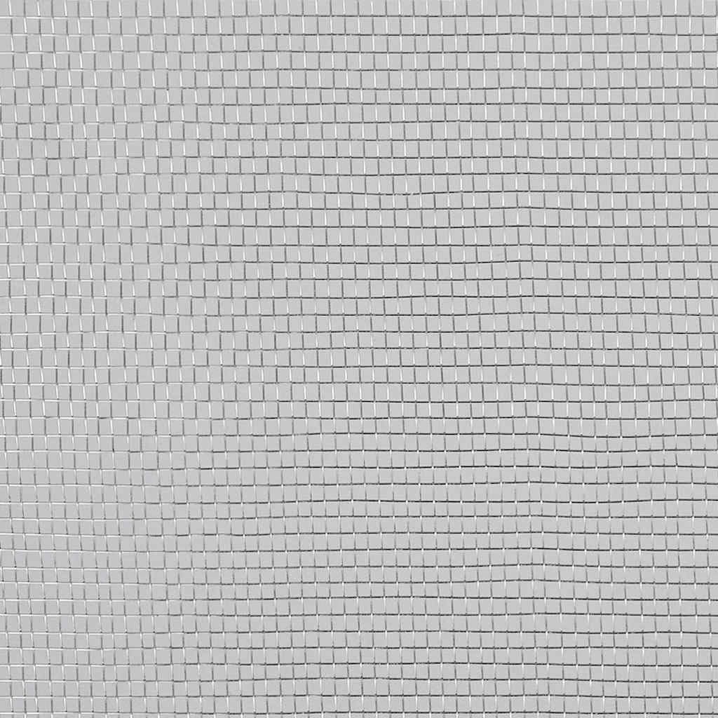 Aluminum Mesh Screen 39.4"x196.9" Silver S53877