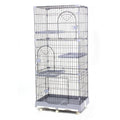 4 Tier Detachable Metal Cat Cage with Hammock Q32587