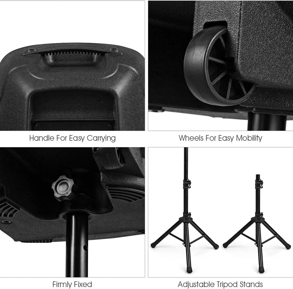 Portable 15" PA Speaker System Set K854760
