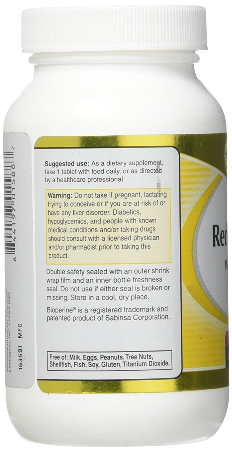 Red Yeast Rice 1200 mg CoQ10 60 Tablets I36228