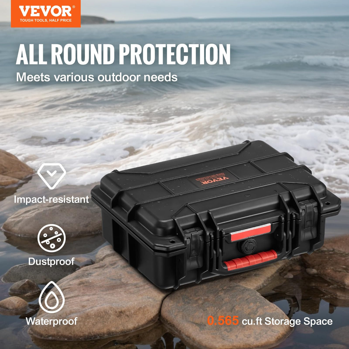 IP67 Waterproof Hard Case with Pre-cut Foam V190077