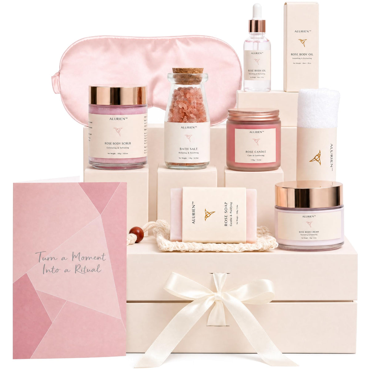 Rose 11-Piece Bath & Body Gift Set D8428