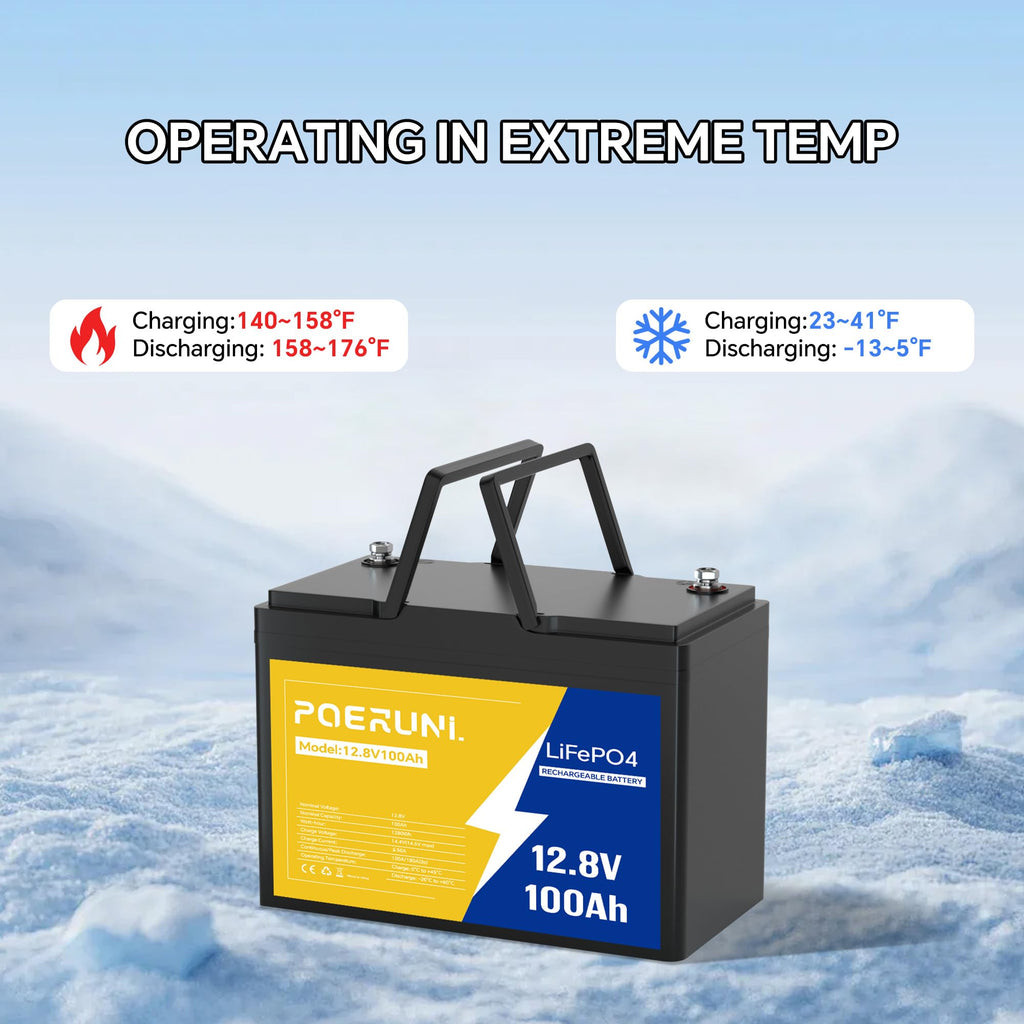 12V 100Ah LiFePO4 Battery E716941