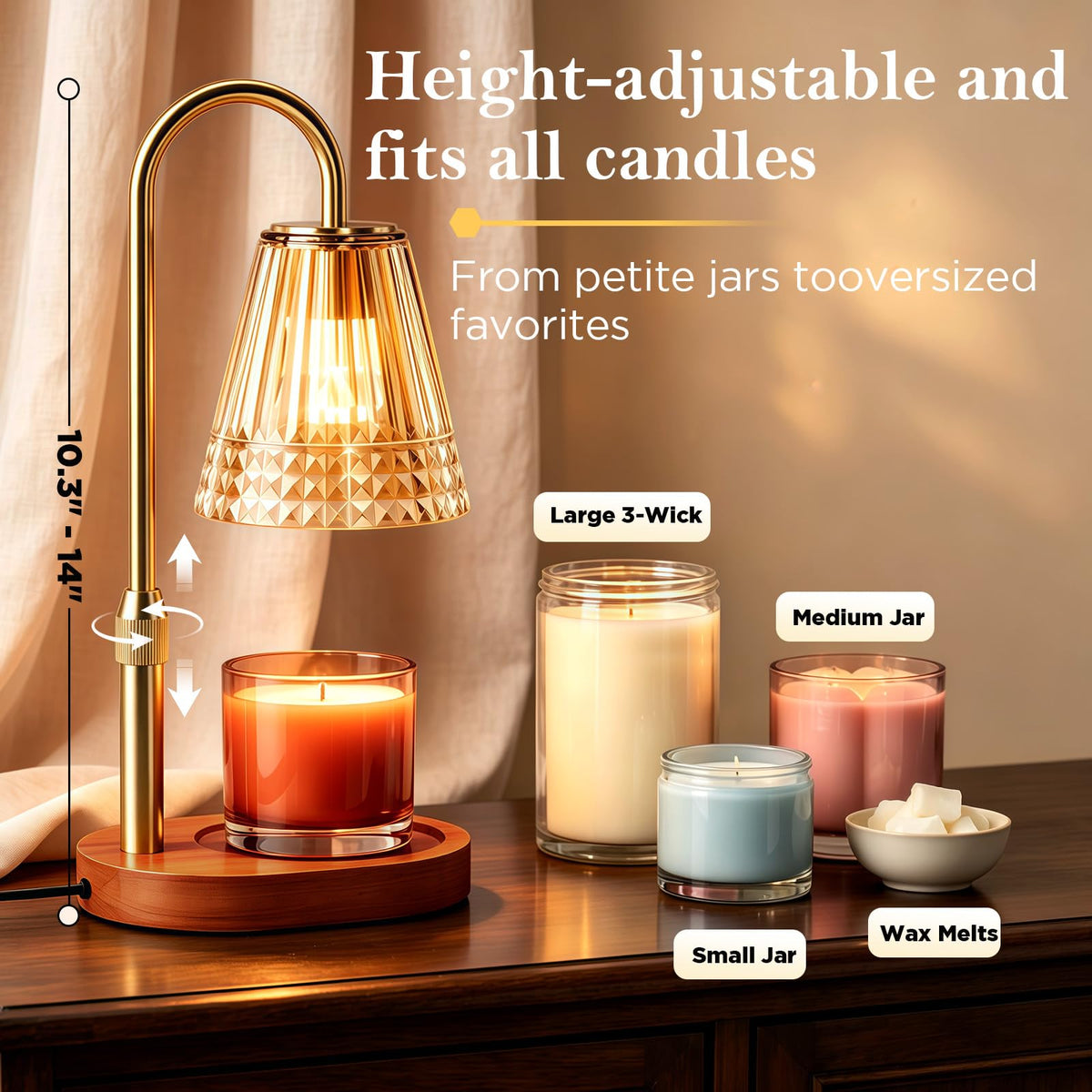 Candle Warmer Lamp with Timer A8092