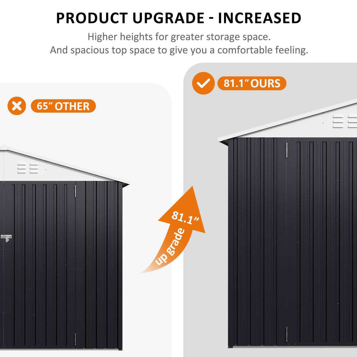 9.3x13.5 FT Outdoor Storage Shed W934