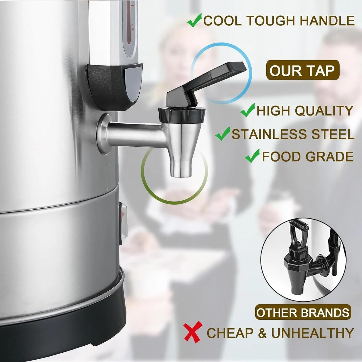 24L Stainless Steel Electric Coffee Urn S2670