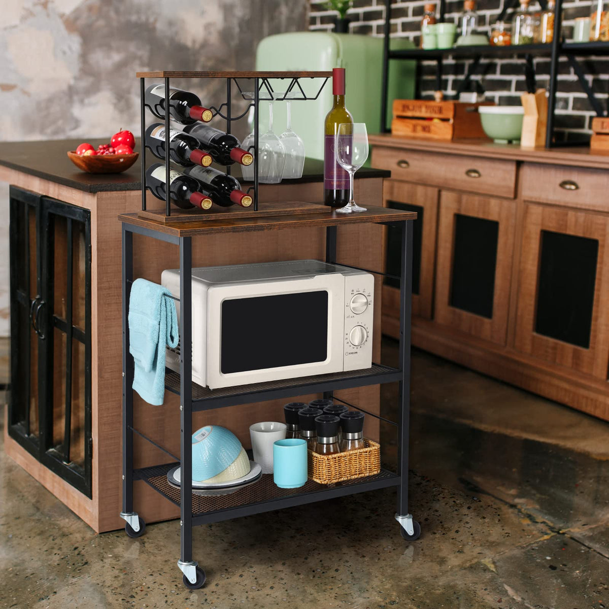 3-Tier Rolling Cart M90779