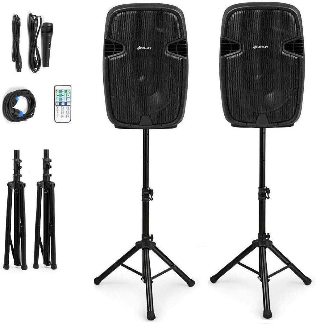 Portable 15" PA Speaker System Set K854760