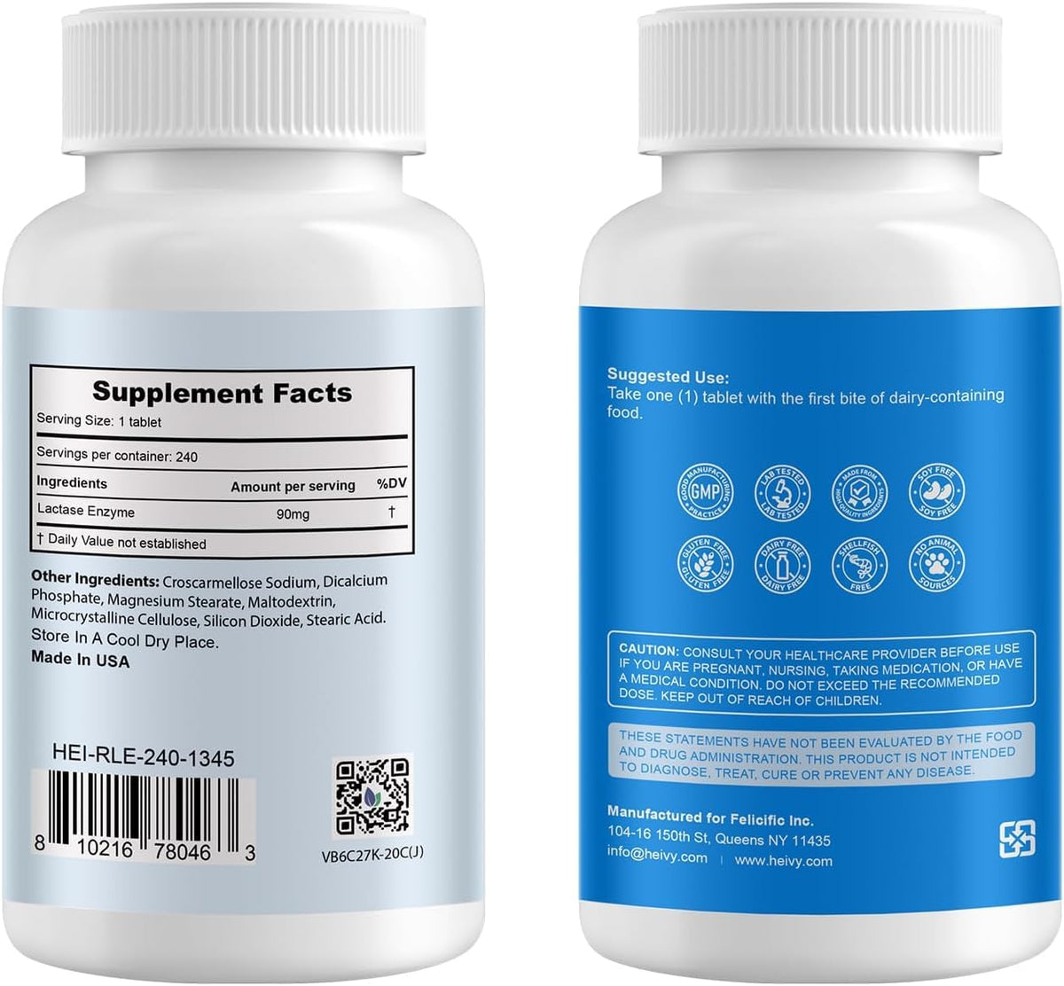 Lactase Pills 240 Tablets R627902