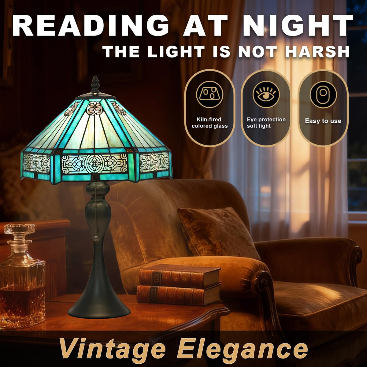 Stained Glass Table Lamp R27070