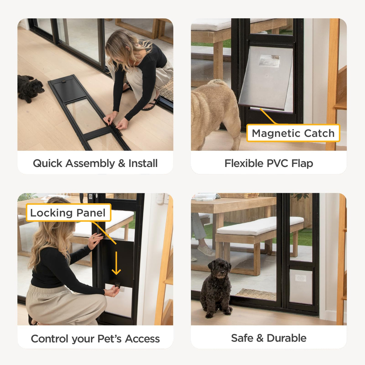 Dog Door for Sliding Glass Door I173