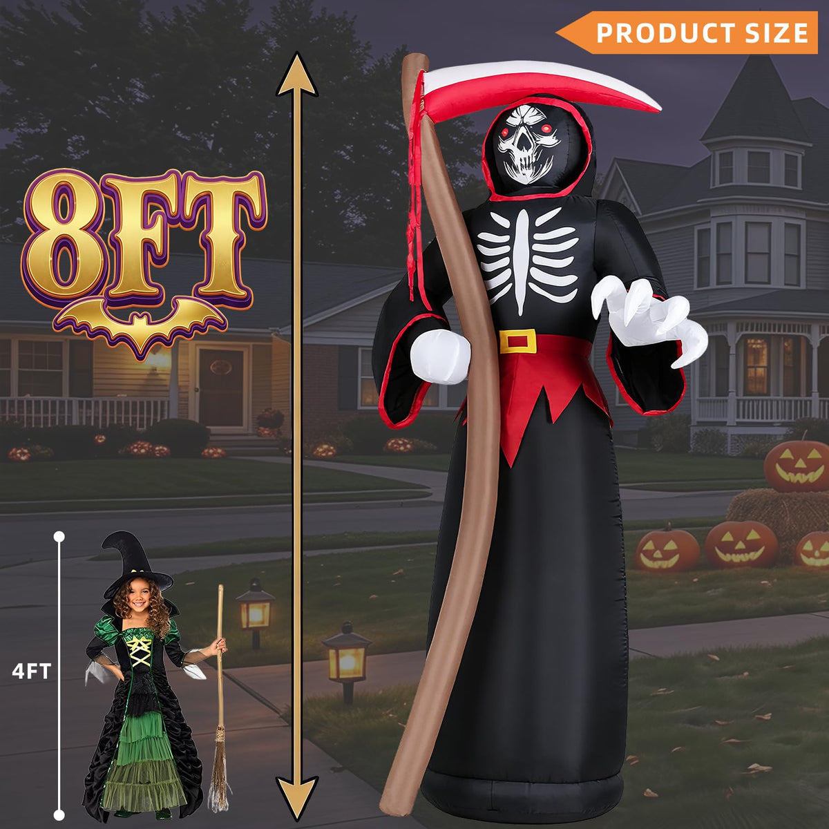 8FT LED Inflatable Outdoor Yard Decor R345
