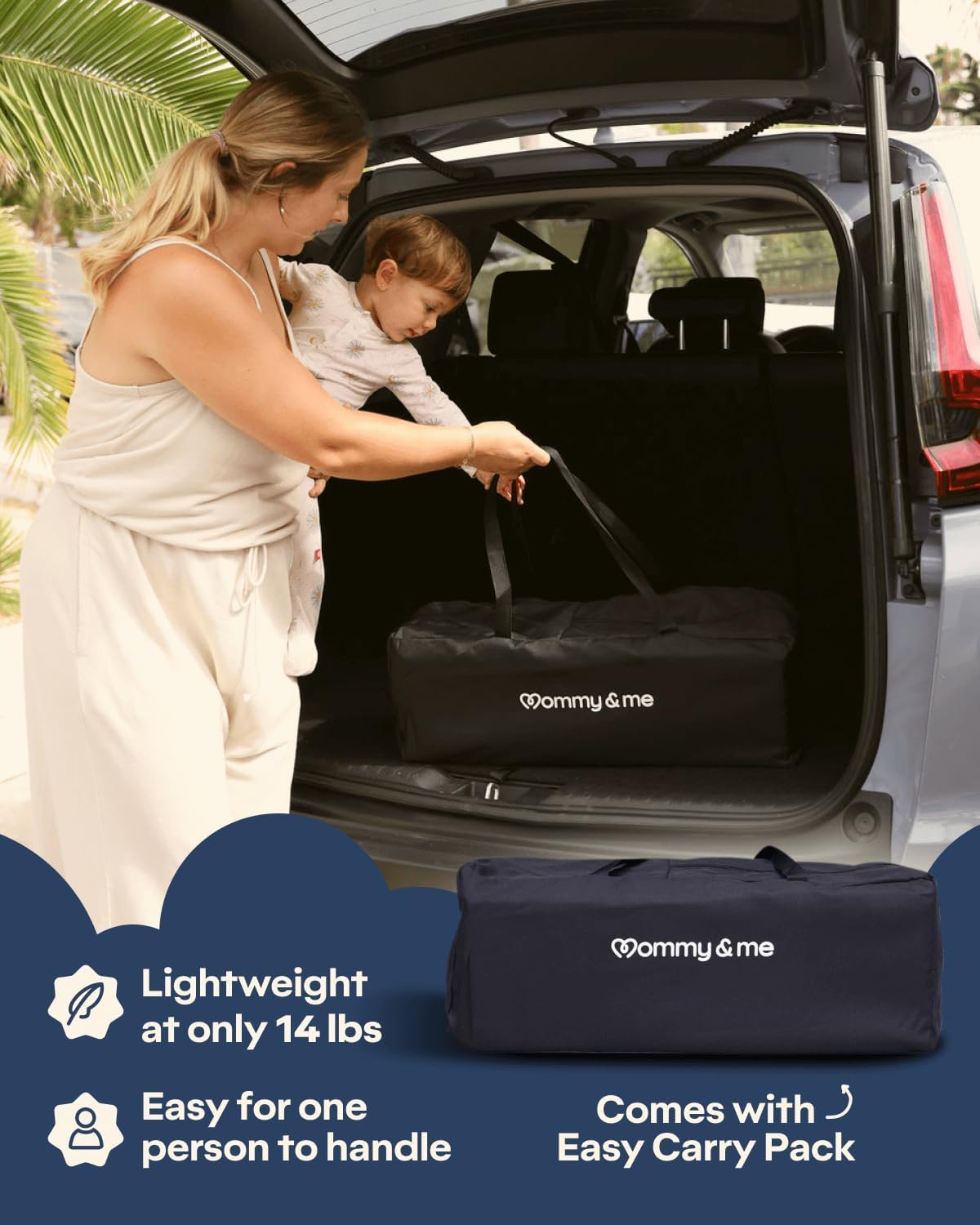 Black Travel Crib O50170