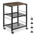 3 Tier End Table with Wheel Y128