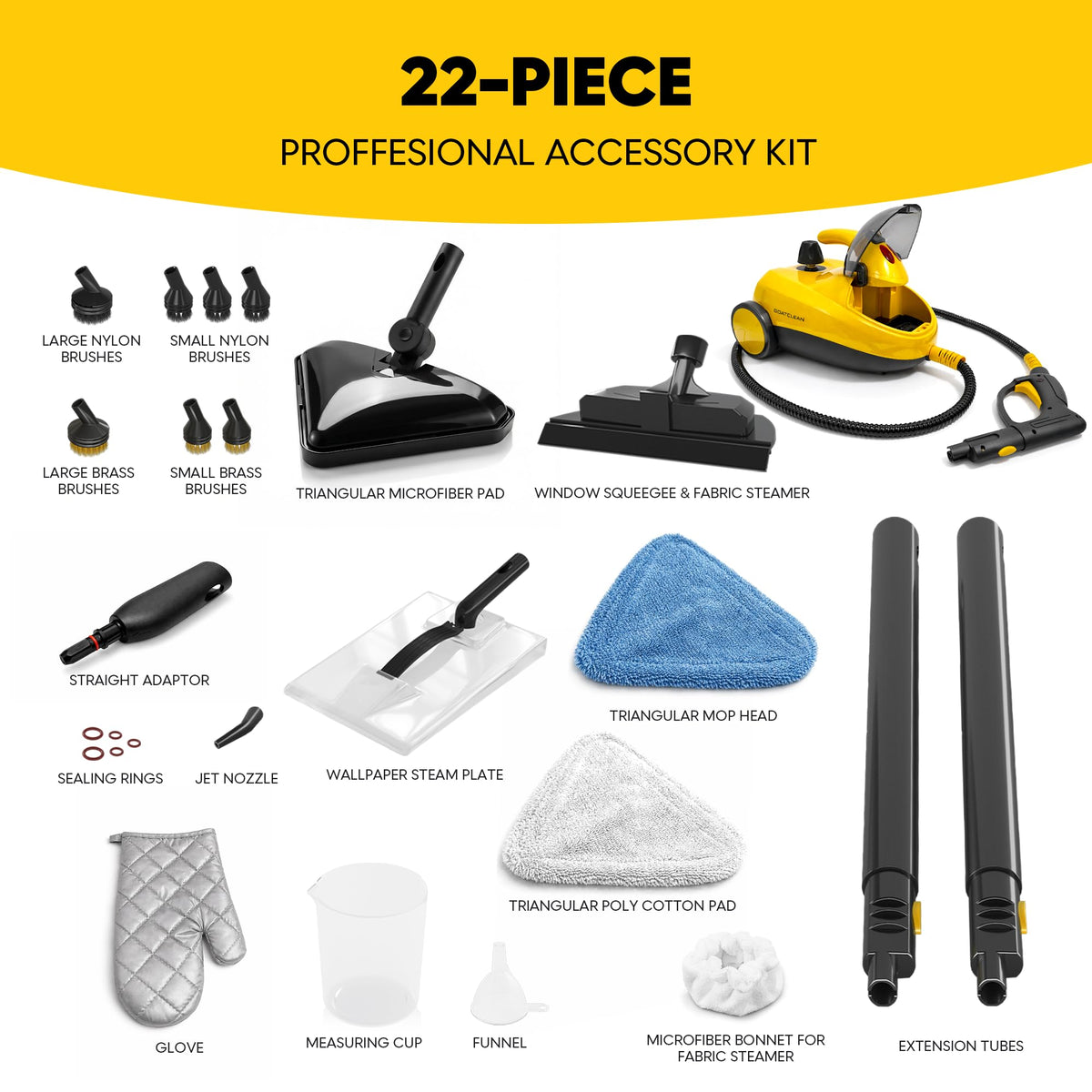 Heavy-Duty Steam Cleaner M540572