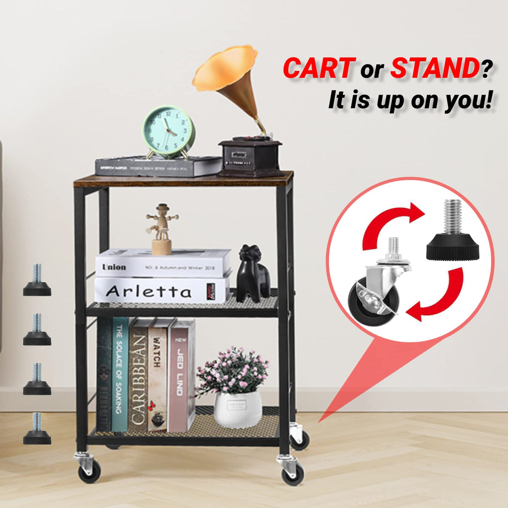 3-Tier Rolling Cart M90779