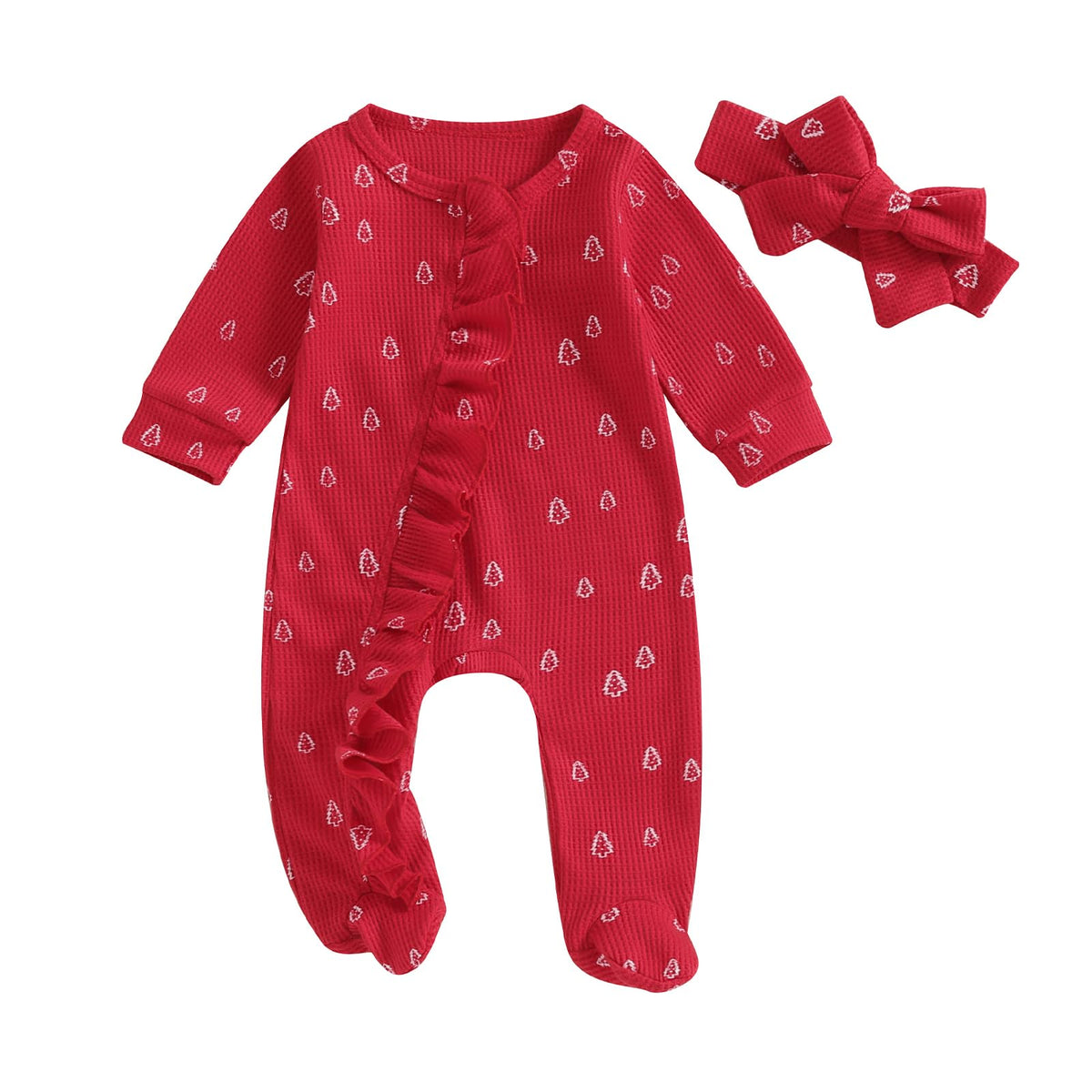 Baby 3 6 Months Girl Ribbed Long Sleeve Romper One Piece R2949