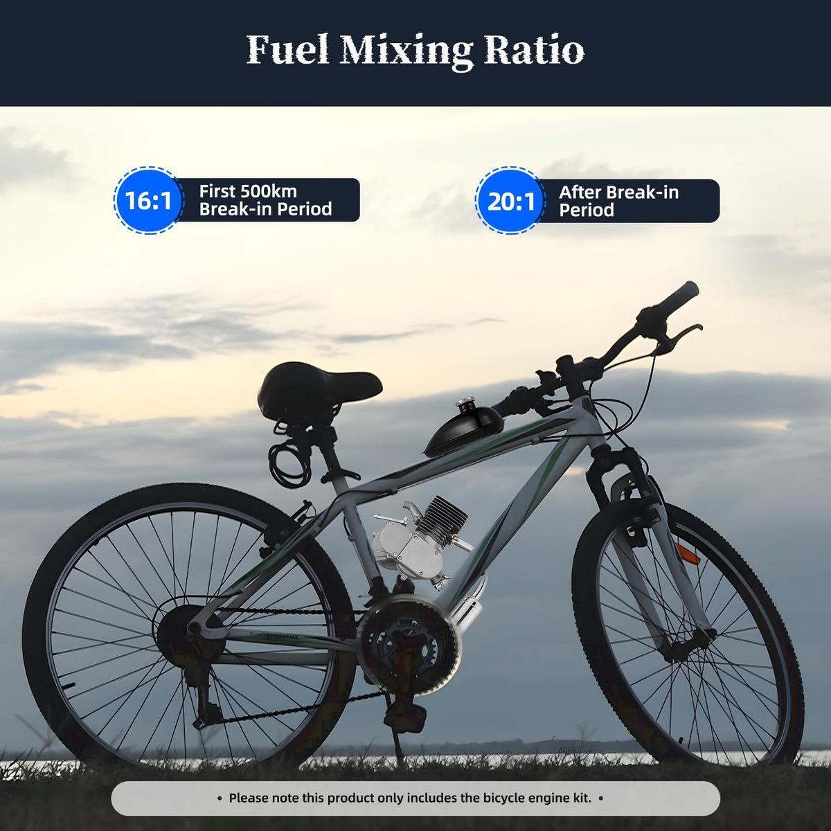 2 Stroke Bicycle Engine Kit with 36 Tooth Sprocket X78393