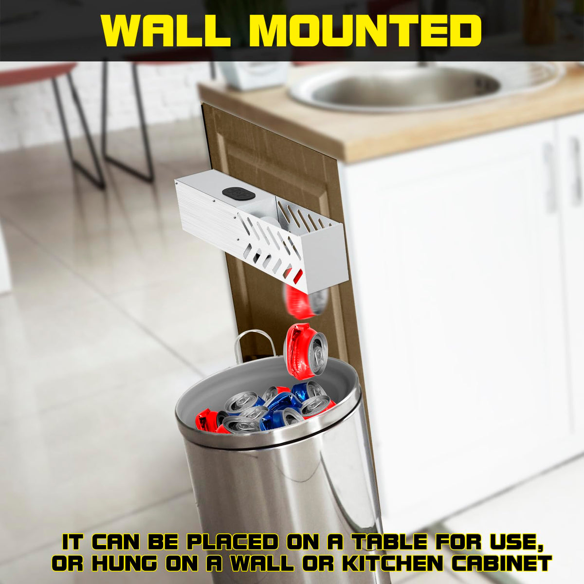 Electric Can Crusher 12oz~16oz Wall Mounted X2026