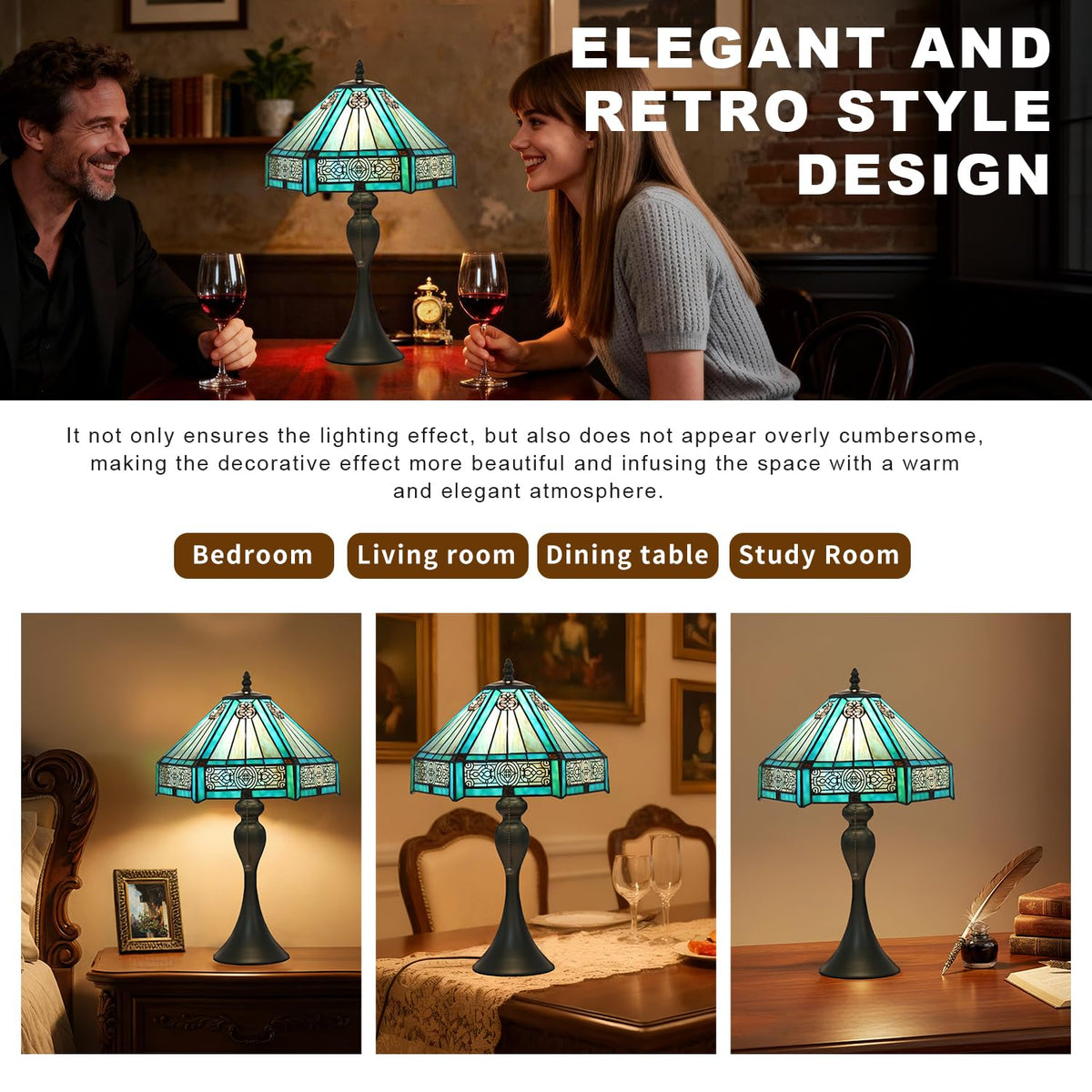 Stained Glass Table Lamp R27070