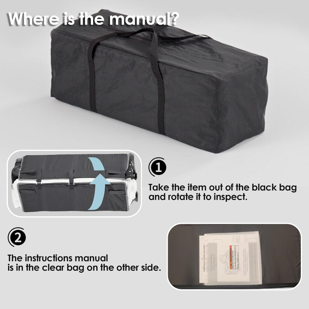 4 in 1 Black Baby Playard V31908